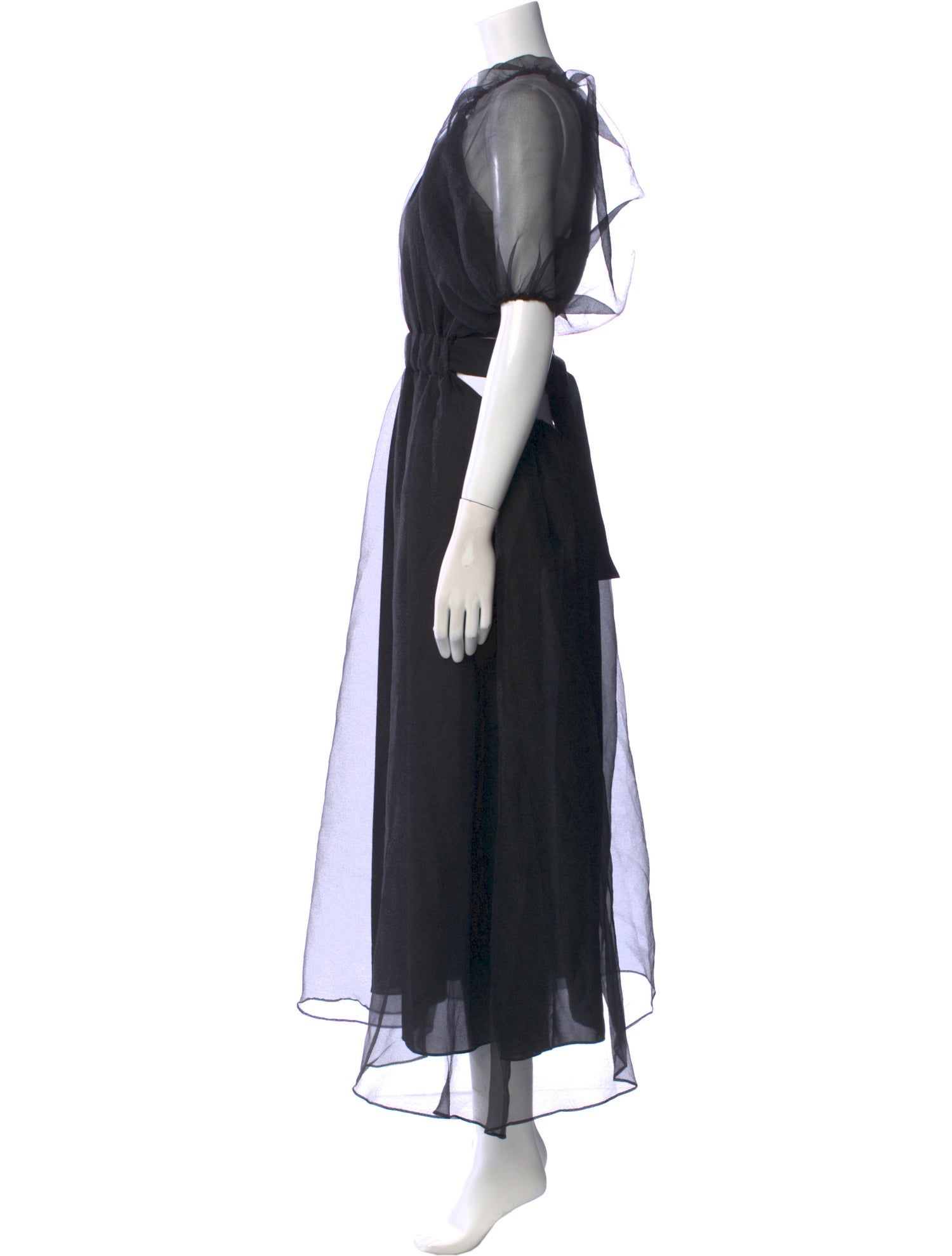 Cynthia Rowley Crew Neck Long Dress