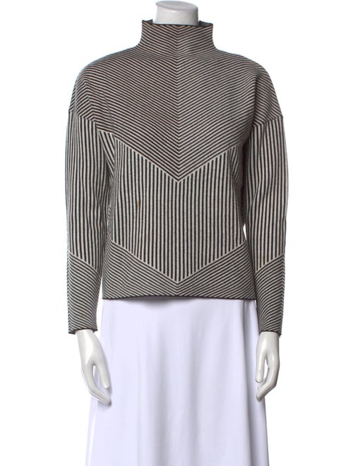 Cynthia Rowley Striped Turtleneck Sweater