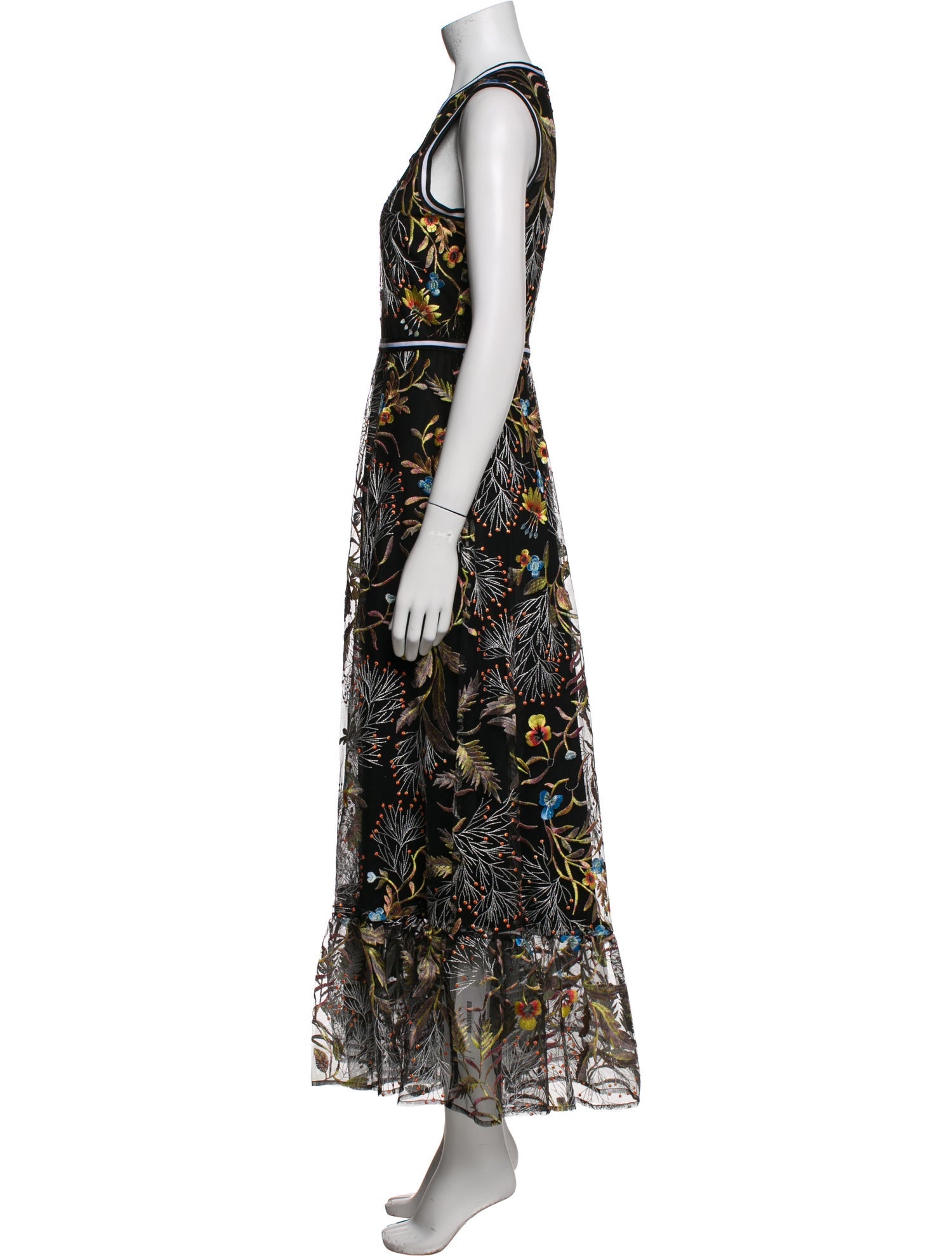 Cynthia Rowley Paisley Print Long Dress