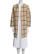 Cynthia Rowley Wool Plaid Print Evening Jacket