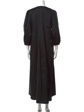 Cynthia Rowley Crew Neck Long Dress