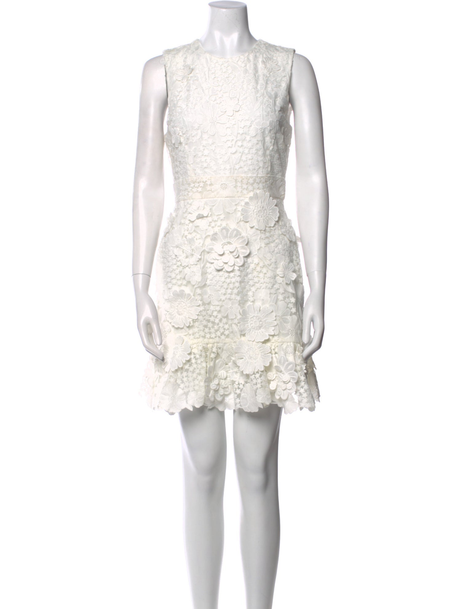 Cynthia Rowley Lace Pattern Mini Dress