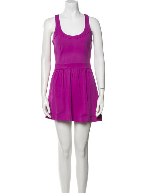Cynthia Rowley Scoop Neck Mini Dress