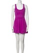 Cynthia Rowley Scoop Neck Mini Dress