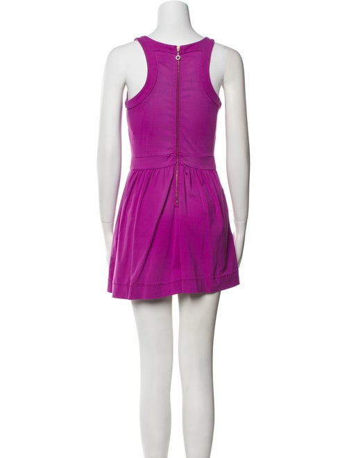 Cynthia Rowley Scoop Neck Mini Dress