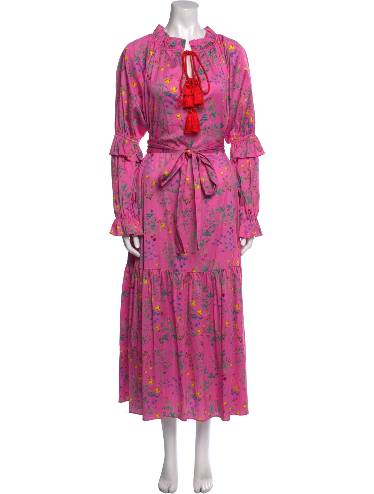 Cynthia Rowley Floral Print Long Dress