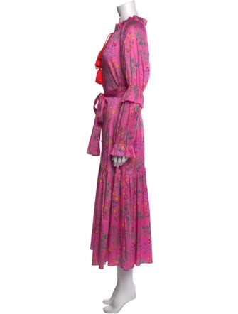 Cynthia Rowley Floral Print Long Dress