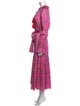 Cynthia Rowley Floral Print Long Dress