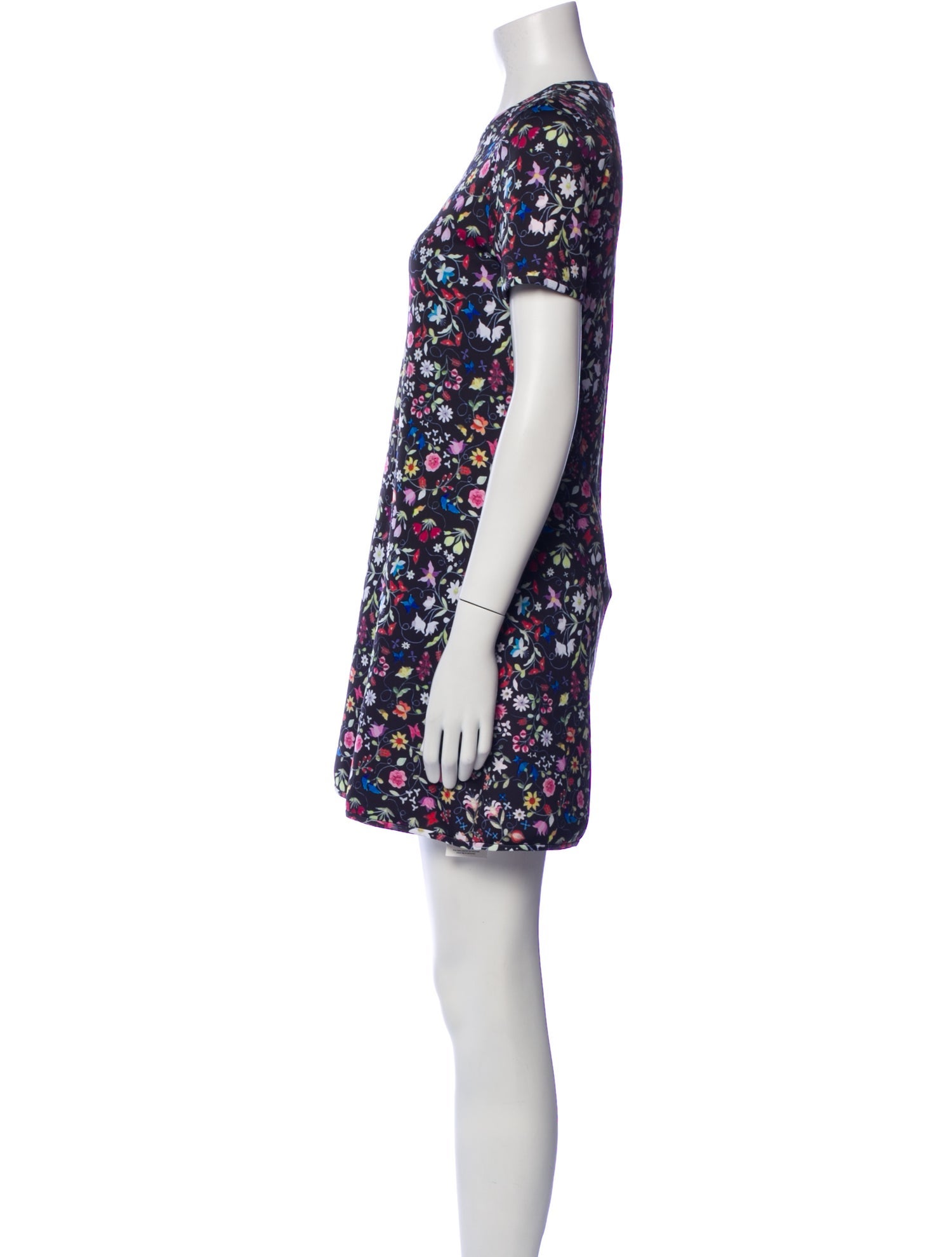 Cynthia Rowley Floral Print Mini Dress