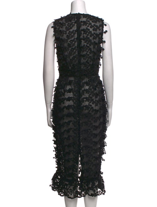 Cynthia Rowley Crew Neck Midi Length Dress