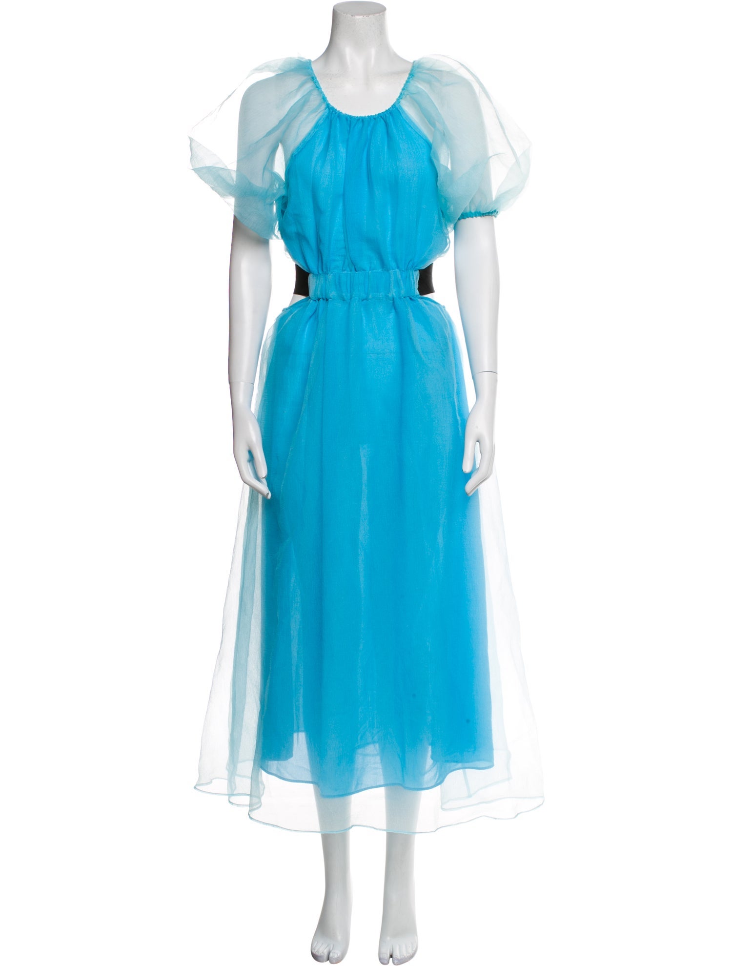 Cynthia Rowley Scoop Neck Long Dress