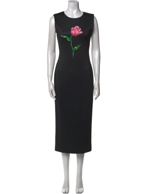 Cynthia Rowley Floral Print Long Dress