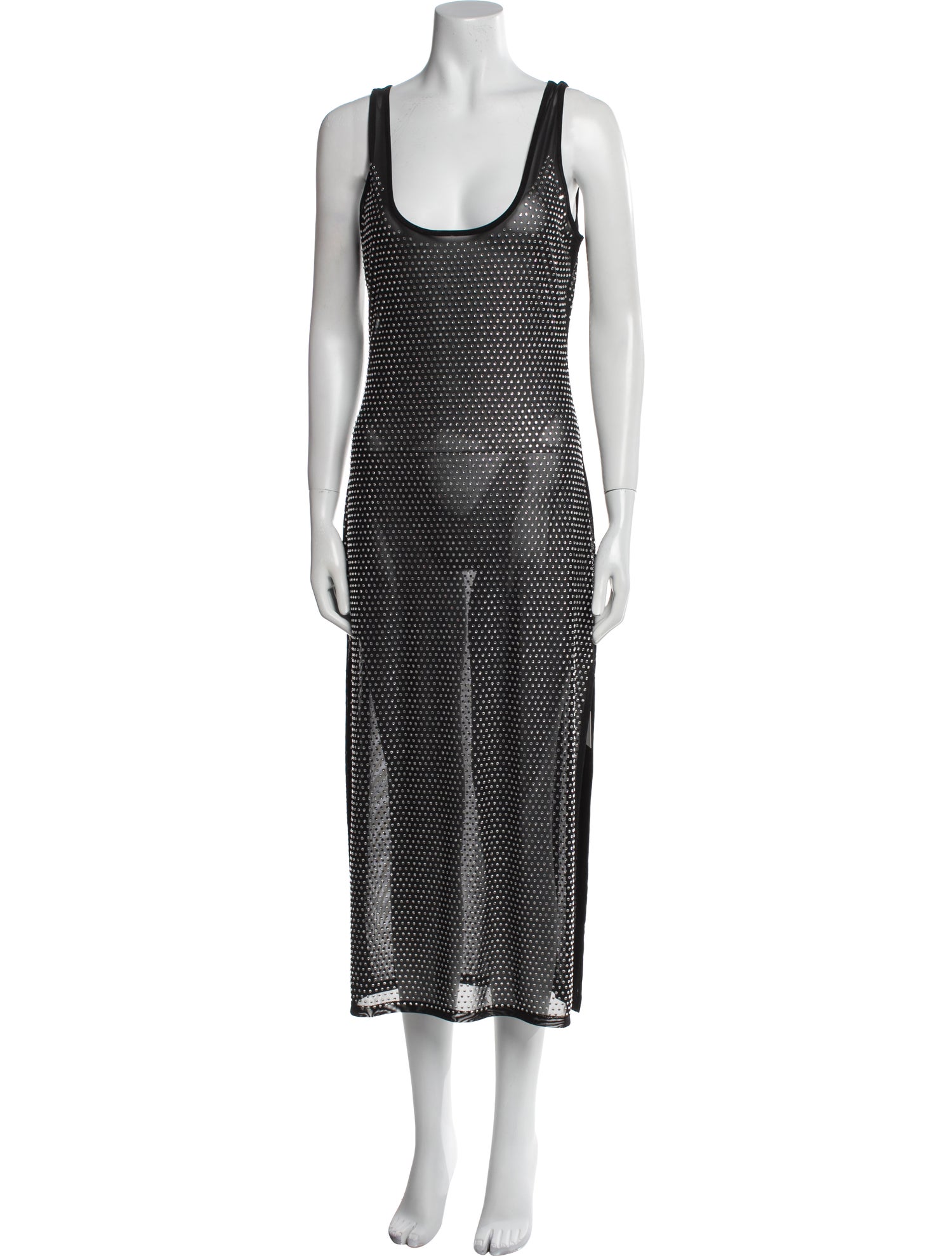 Cynthia Rowley Polka Dot Print Long Dress