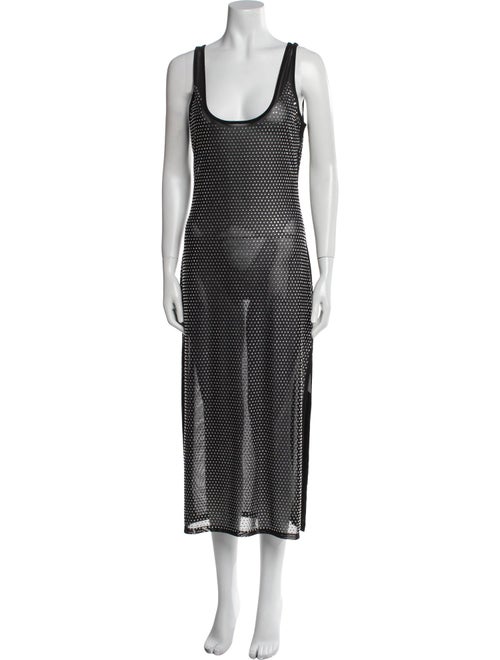 Cynthia Rowley Polka Dot Print Long Dress