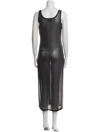 Cynthia Rowley Polka Dot Print Long Dress