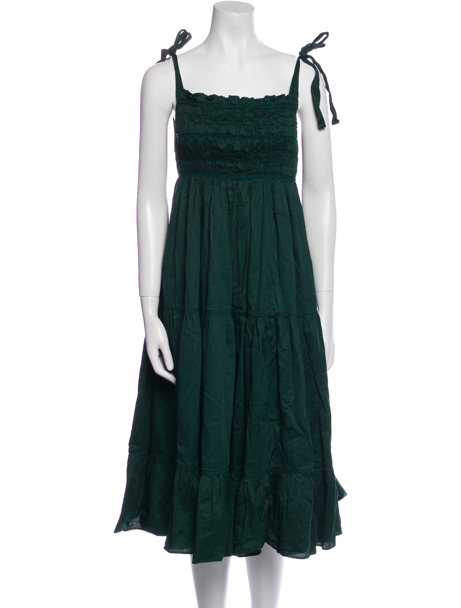 Cynthia Rowley Square Neckline Knee-Length Dress