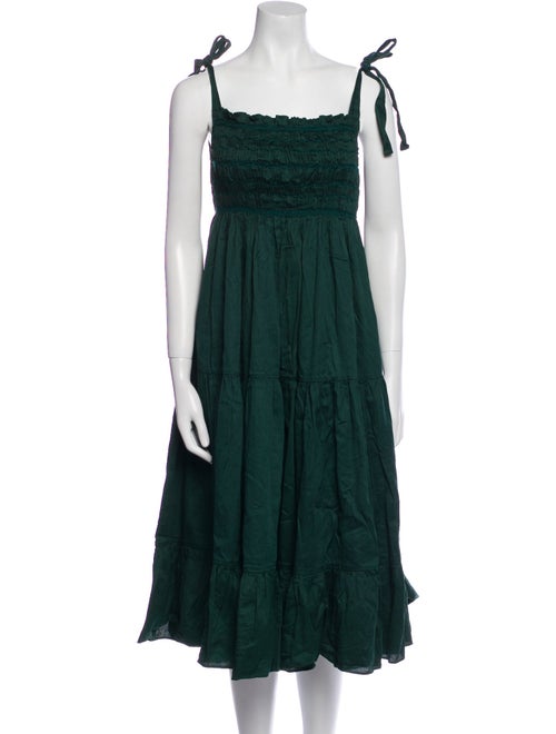 Cynthia Rowley Square Neckline Knee-Length Dress