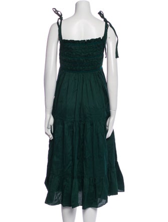 Cynthia Rowley Square Neckline Knee-Length Dress