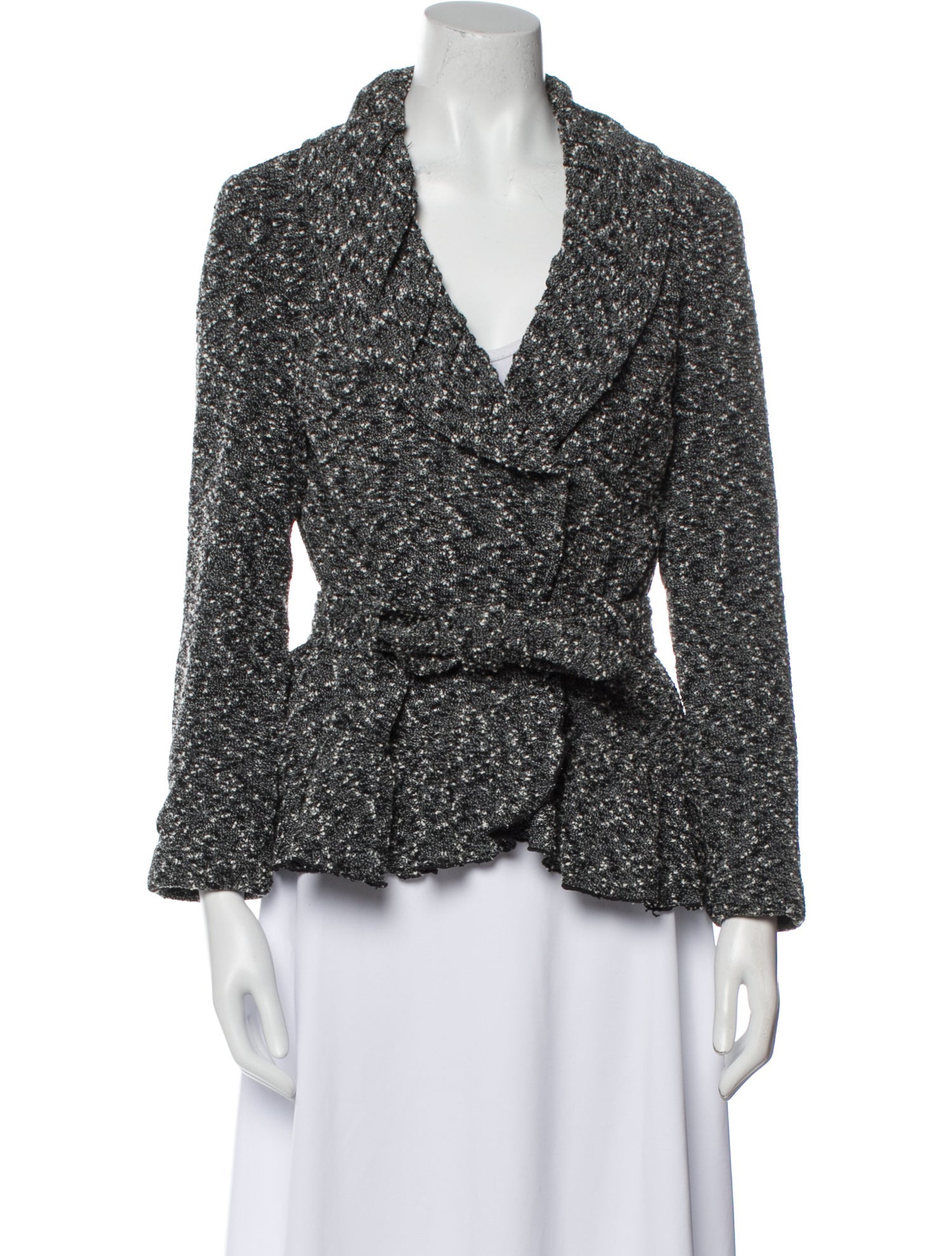 Cynthia Rowley Tweed Pattern Evening Jacket