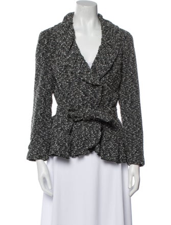 Cynthia Rowley Tweed Pattern Evening Jacket