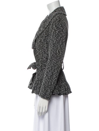 Cynthia Rowley Tweed Pattern Evening Jacket