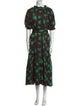Cynthia Rowley Floral Print Midi Length Dress