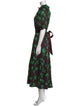 Cynthia Rowley Floral Print Midi Length Dress