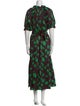Cynthia Rowley Floral Print Midi Length Dress