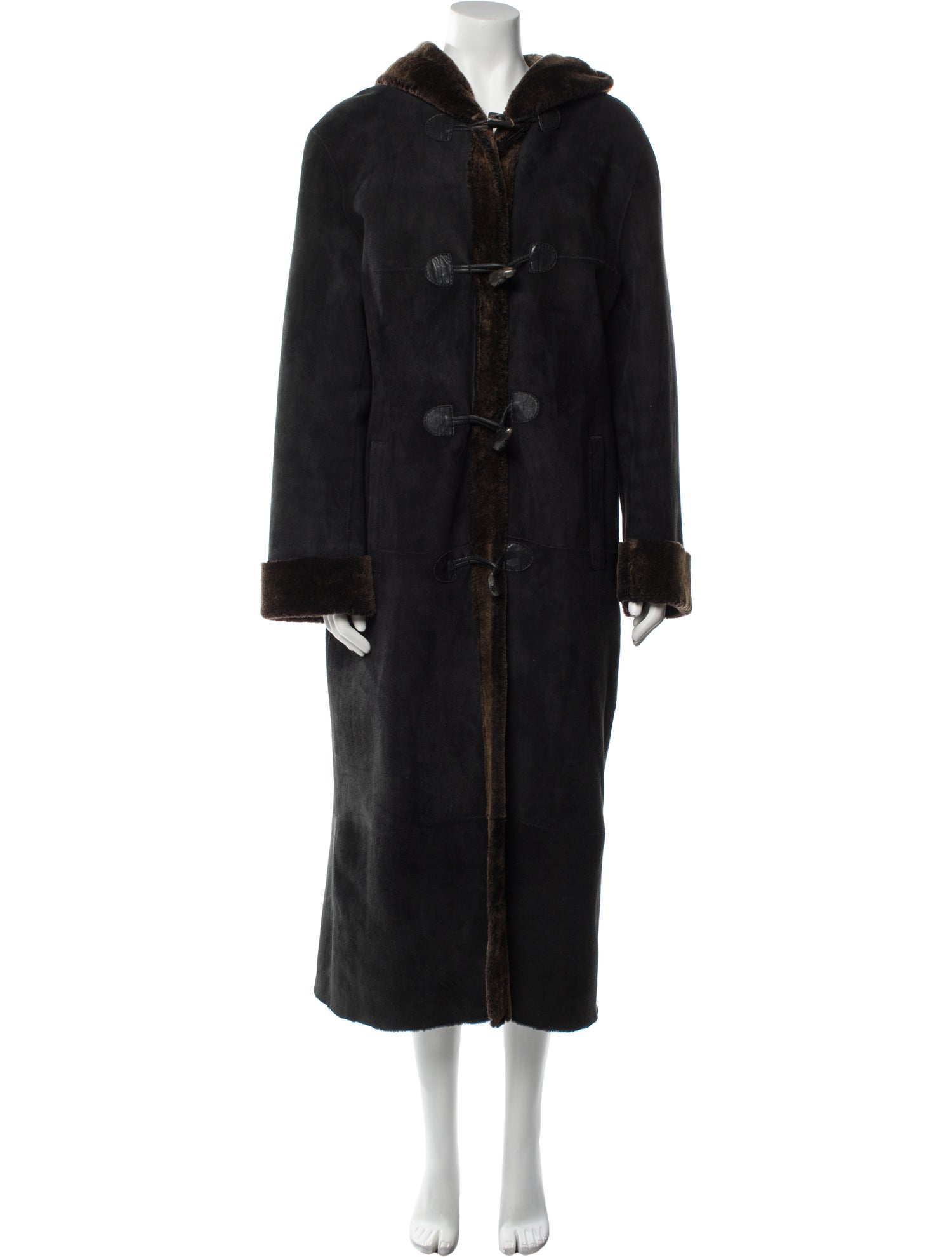 Cynthia Rowley Shearling Peacoat