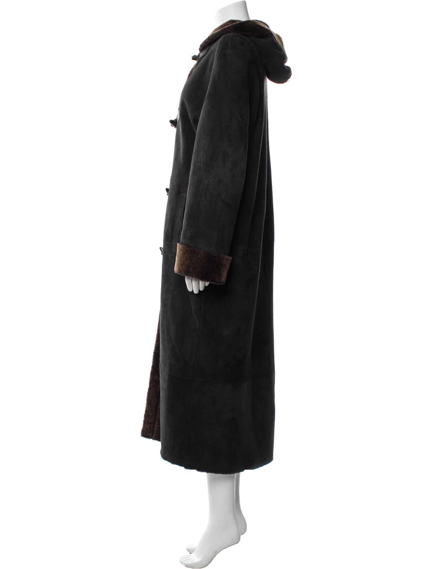 Cynthia Rowley Shearling Peacoat