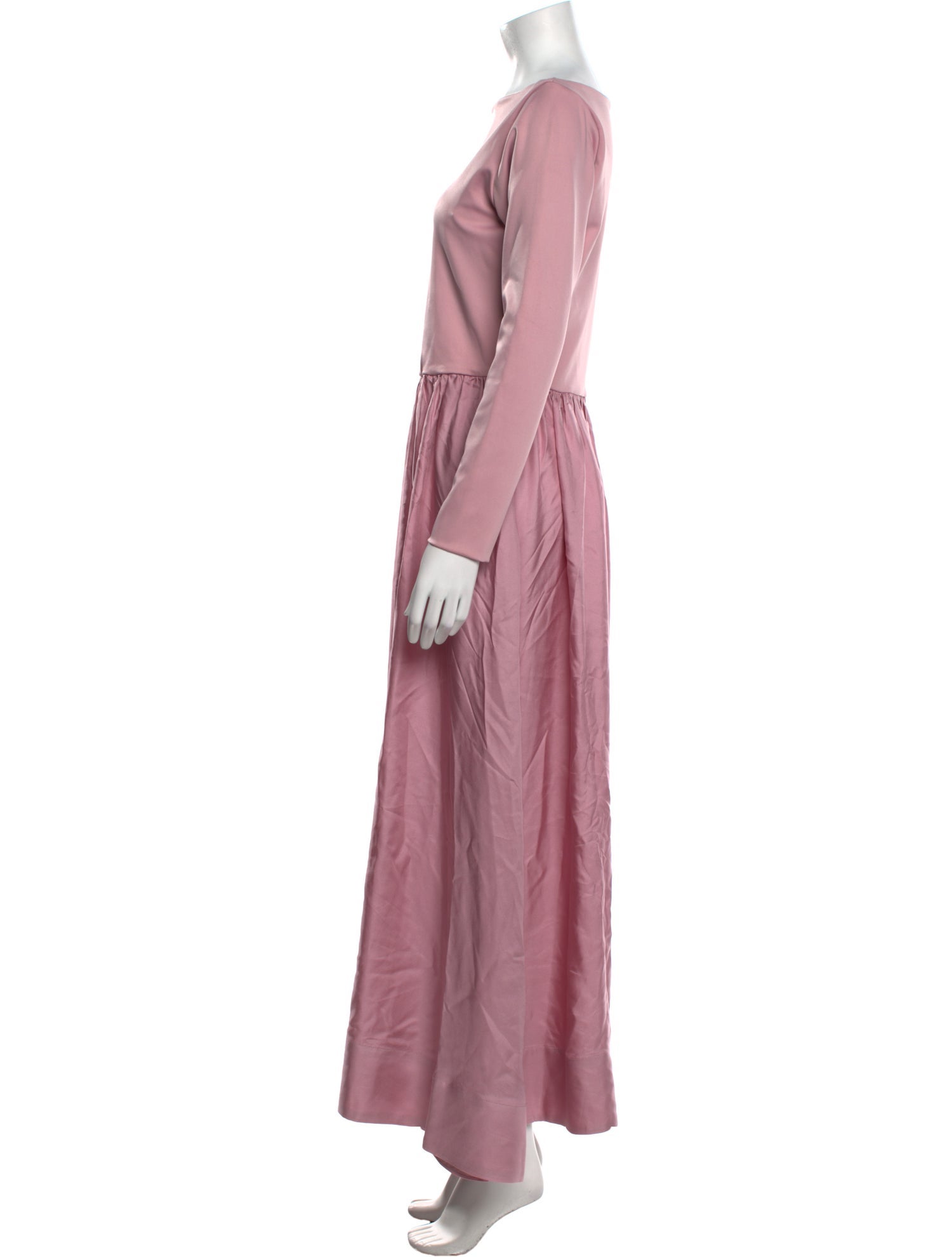 Cynthia Rowley Bateau Neckline Long Dress