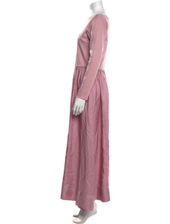 Cynthia Rowley Bateau Neckline Long Dress