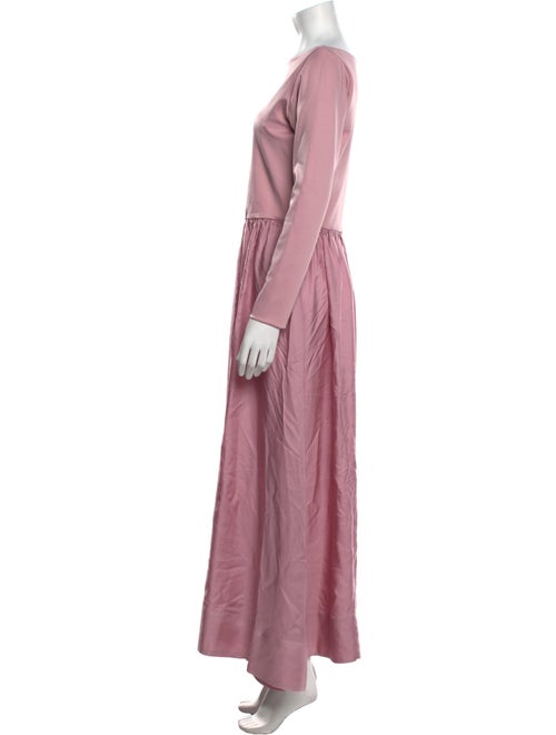 Cynthia Rowley Bateau Neckline Long Dress