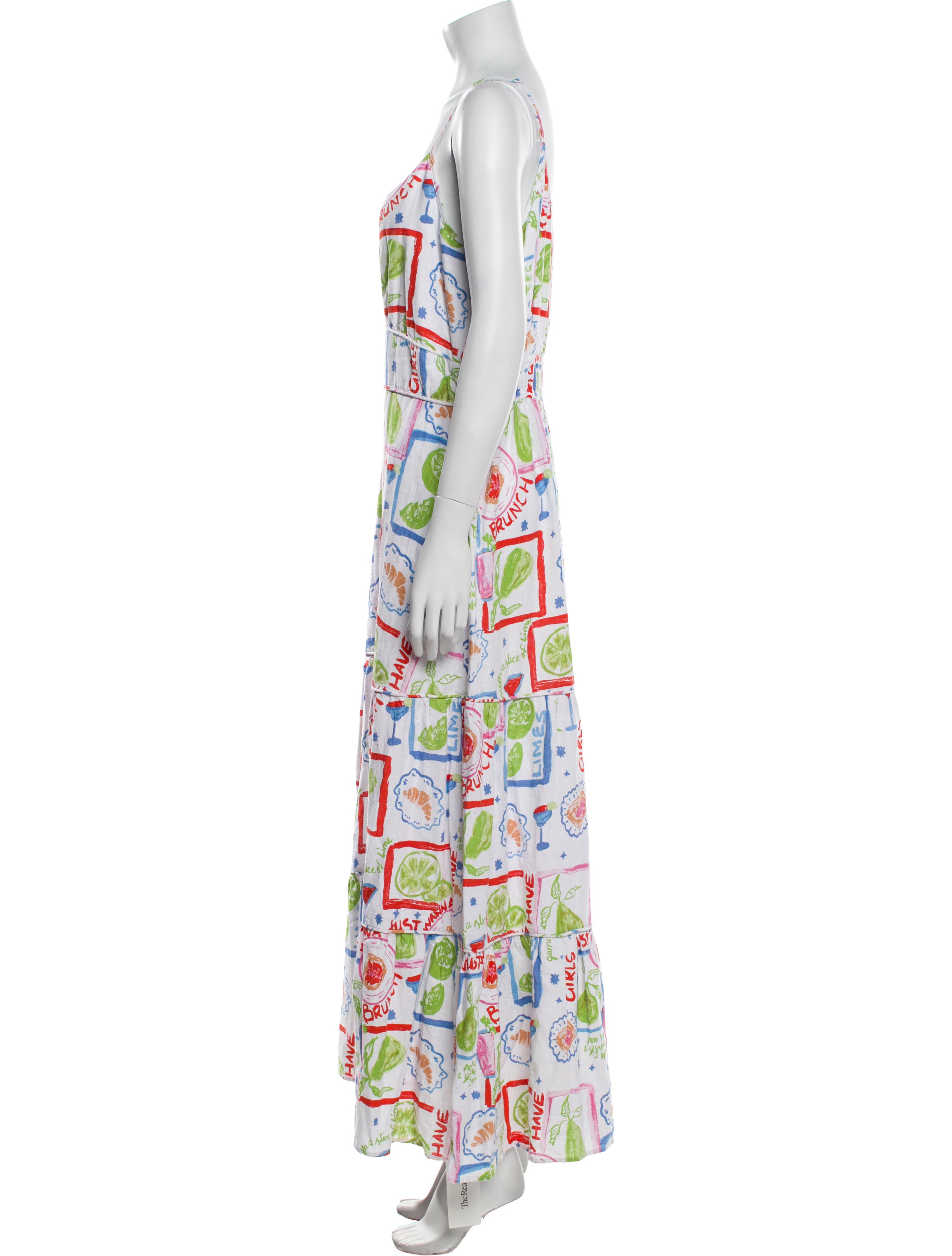 Cynthia Rowley Printed Long Dress