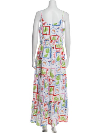 Cynthia Rowley Printed Long Dress
