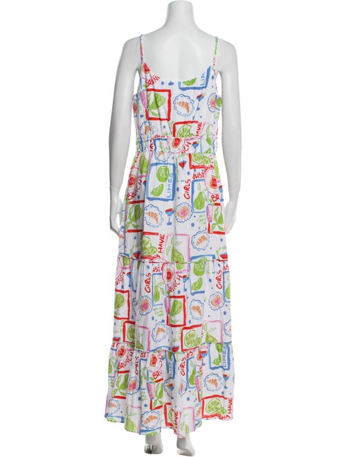 Cynthia Rowley Printed Long Dress