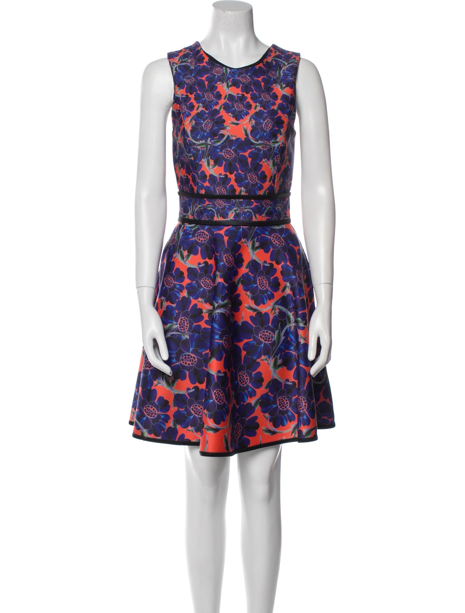Cynthia Rowley Floral Print Knee-Length Dress