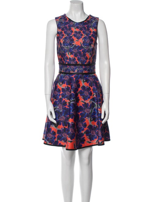 Cynthia Rowley Floral Print Knee-Length Dress