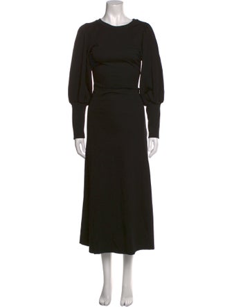 Cynthia Rowley Crew Neck Long Dress