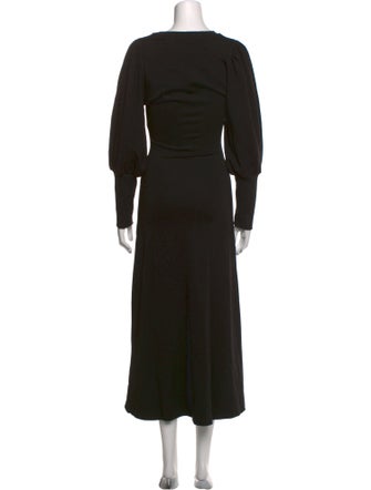 Cynthia Rowley Crew Neck Long Dress