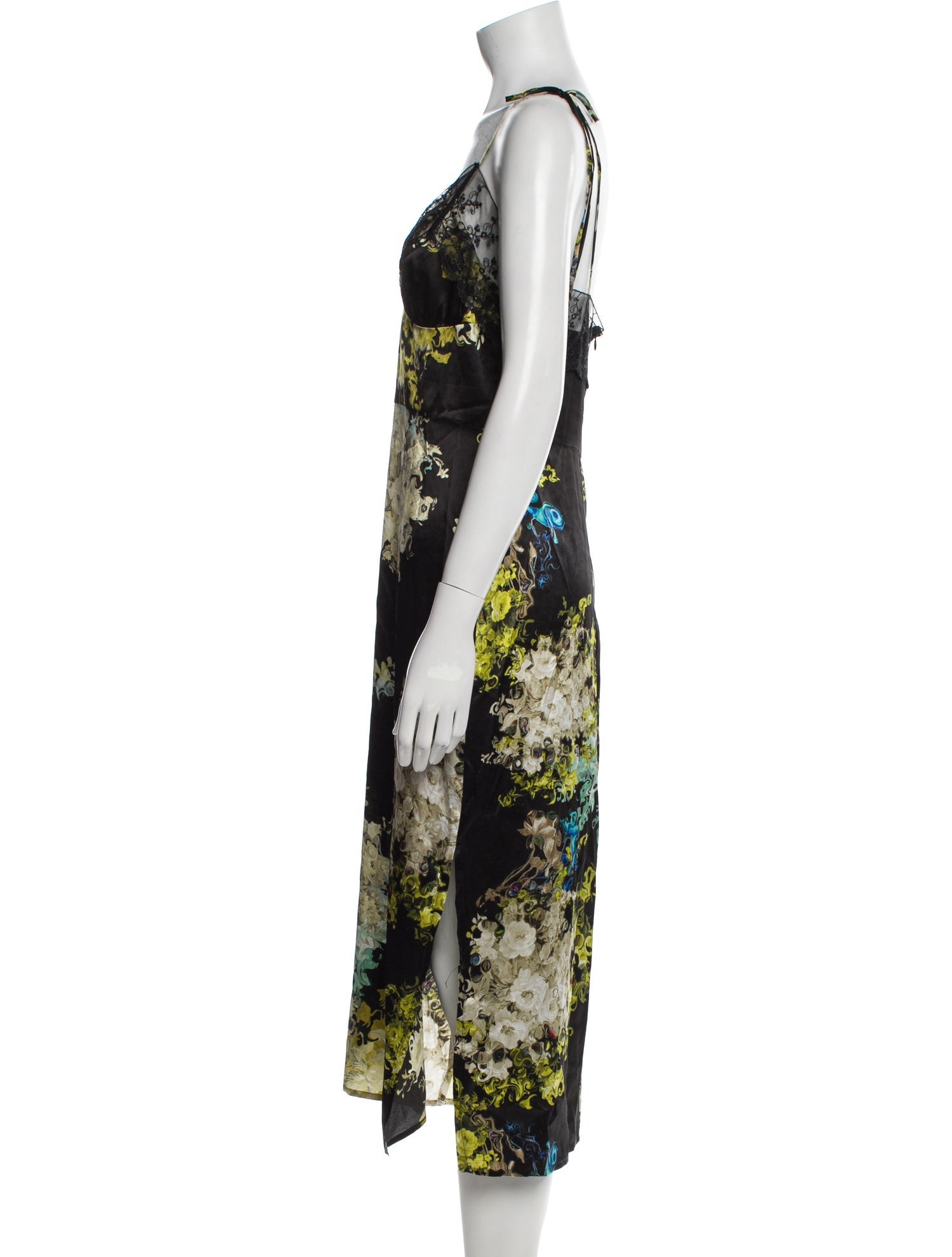 Cynthia Rowley Floral Print Long Dress