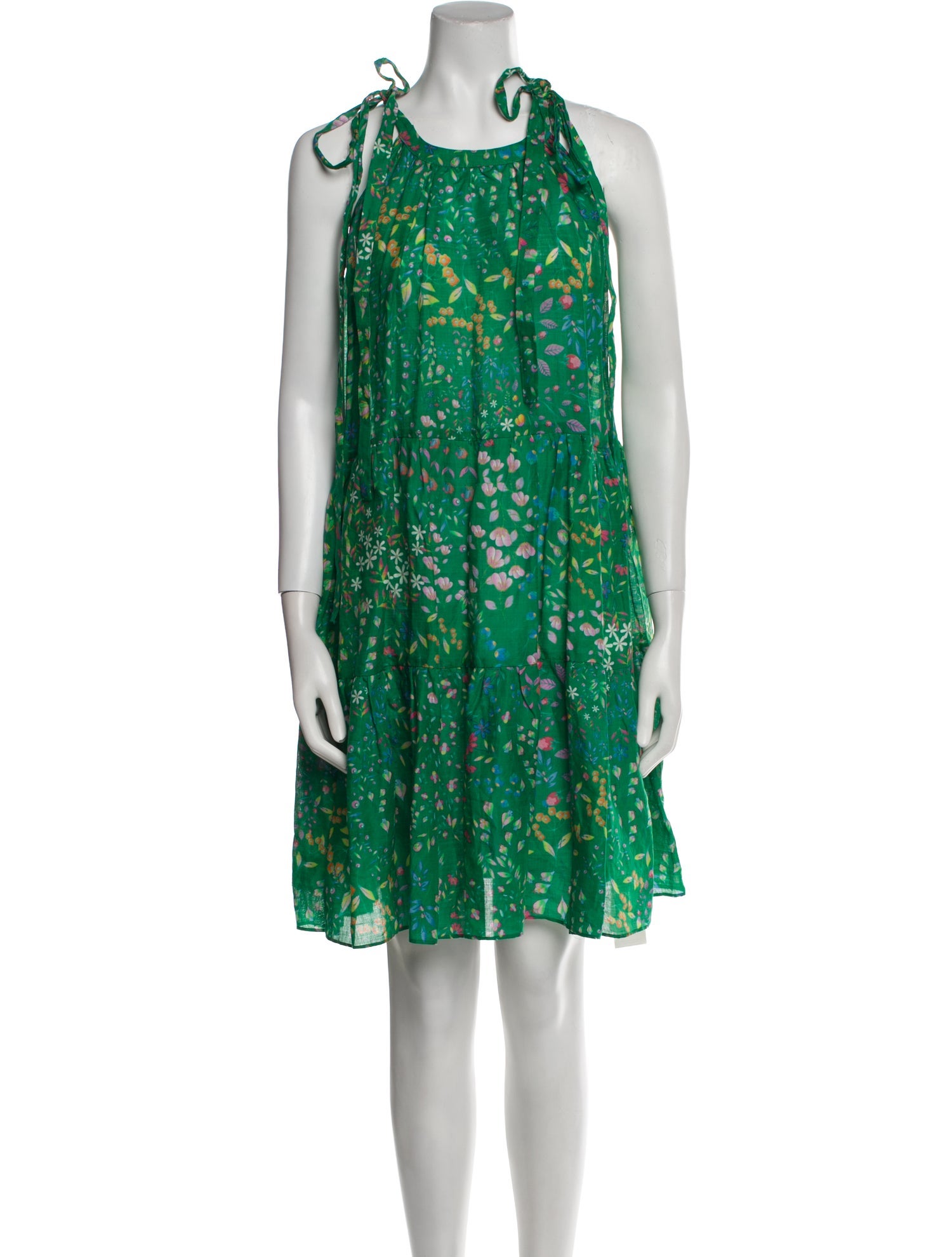 Cynthia Rowley Floral Print Knee-Length Dress
