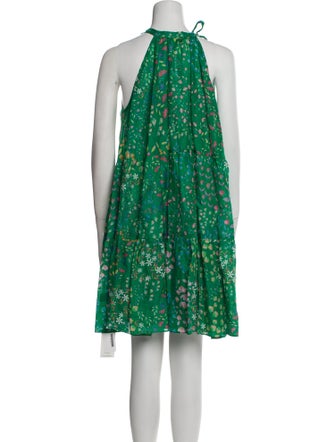 Cynthia Rowley Floral Print Knee-Length Dress