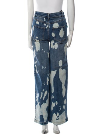 Cynthia Rowley Le Sylvie Slender Straight Wide Leg Jeans