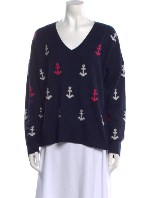 Cynthia Rowley Cashmere Printed Sweater