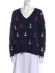 Cynthia Rowley Cashmere Printed Sweater