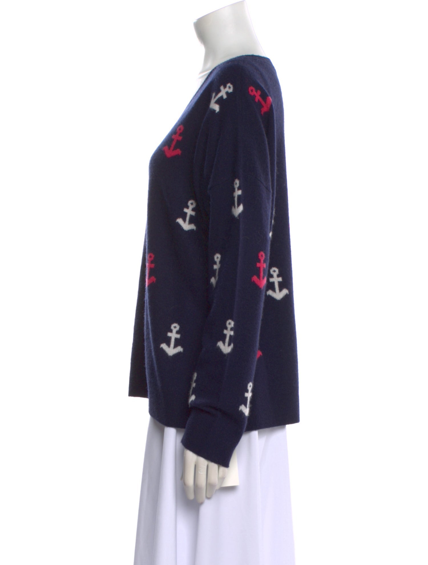 Cynthia Rowley Cashmere Printed Sweater