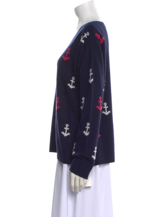 Cynthia Rowley Cashmere Printed Sweater