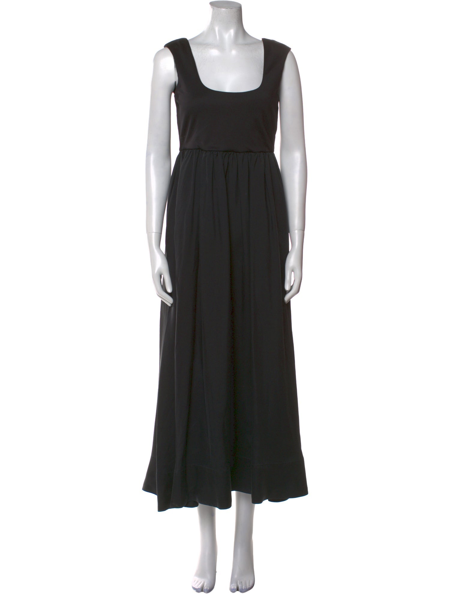 Cynthia Rowley Square Neckline Long Dress