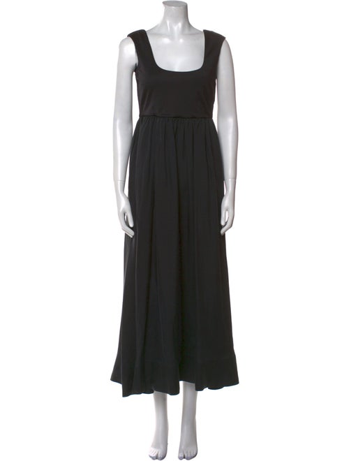 Cynthia Rowley Square Neckline Long Dress